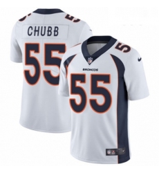 Youth Nike Denver Broncos 55 Bradley Chubb White Vapor Untouchable Elite Player NFL Jersey