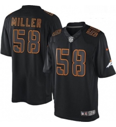Youth Nike Denver Broncos 58 Von Miller Limited Black Impact NFL Jersey