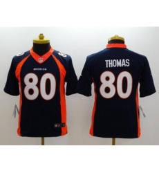 Youth Nike Denver Broncos #80 Julius Thomas Blue Alternate Stitched NFL New Limited Jersey
