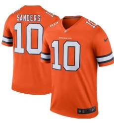 Youth Nike Emmanuel Sanders Denver Broncos #10 Limited Orange Color Rush Jersey