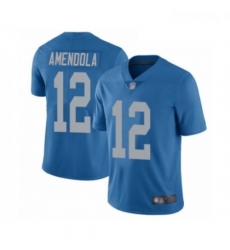 Men Detroit Lions 12 Danny Amendola Blue Alternate Vapor Untouchable Limited Player Football Jersey