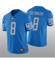 Men Detroit Lions 8 Josh Reynolds Blue Vapor Untouchable Limited Stitched Jersey
