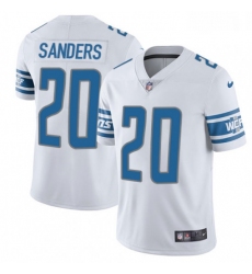 Men Nike Detroit Lions 20 Barry Sanders Limited White Vapor Untouchable NFL Jersey