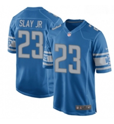 Men Nike Detroit Lions 23 Darius Slay Jr Game Blue Team Color NFL Jersey