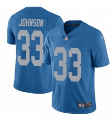 Men Nike Detroit Lions 33 Kerryon Johnson Blue Alternate Vapor Untouchable Limited Player NFL Jersey