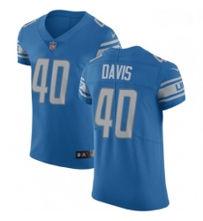 Men Nike Detroit Lions 40 Jarrad Davis Light Blue Team Color Vapor Untouchable Elite Player NFL Jersey