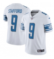 Men Nike Detroit Lions 9 Matthew Stafford Limited White Vapor Untouchable NFL Jersey