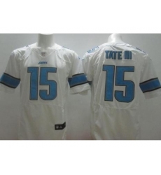 Nike Detroit Lions 15 Golden Tate III White Elite NFL Jersey