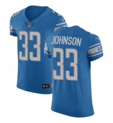 Nike Detroit Lions 33 Kerryon Johnson Blue Team Color Men Stitched NFL Vapor Untouchable Elite Jersey
