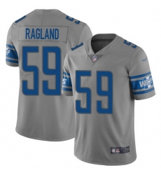 Nike Detroit Lions 59 Reggie Ragland Gray Men Stitched NFL Limited Inverted Legend Jersey