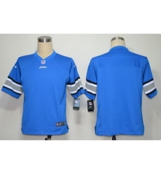 Nike Detroit Lions Blank Blue Game NFL Jersey