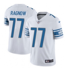 Nike Lions #77 Frank Ragnow White Mens Stitched NFL Vapor Untouchable Limited Jersey