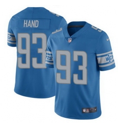 Nike Lions #93 Da Shawn Hand Blue Team Color Mens Stitched NFL Vapor Untouchable Limited Jersey