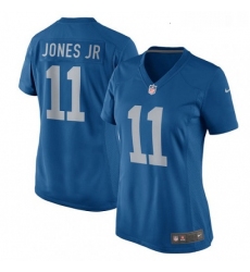 Womens Nike Detroit Lions 11 Marvin Jones Jr Game Blue Alternate NFL Jersey