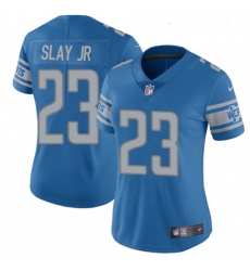 Womens Nike Detroit Lions 23 Darius Slay Jr Blue Team Color Vapor Untouchable Elite Player NFL Jersey