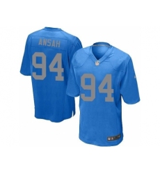Nike NFL Detroit Lions #94 Ziggy Ansah Elite Youth Blue Alternate Jersey