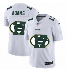 Green Bay Packers 17 Davante Adams White Men Nike Team Logo Dual Overlap Limited NFL Jersey