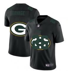 Green Bay Packers 26 Darnell Savage Jr  Men Nike Team Logo Dual Overlap Limited NFL Jersey Black