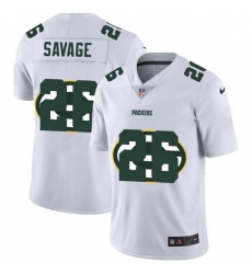 Green Bay Packers 26 Darnell Savage Jr  White Men Nike Team Logo Dual Overlap Limited NFL Jersey