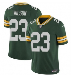 Men Green Bay Packers 23 Emanuel Wilson Green 2025 Vapor Untouchable Limited Stitched Football Jersey