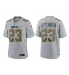 Men Green Bay Packers 23 Jaire Alexander Gray Atmosphere Fashion Stitched Game Jersey