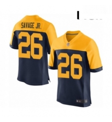 Men Green Bay Packers 26 Darnell Savage Jr Elite Navy Blue Alternate Football Jersey