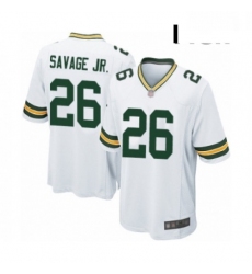 Men Green Bay Packers 26 Darnell Savage Jr Game White Football Jersey