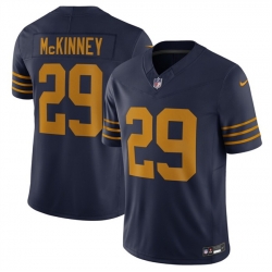 Men Green Bay Packers 29 Xavier McKinney Navy The 1923 Classic Vapor F U S E  Limited Stitched Football Jersey