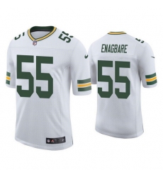 Men Green Bay Packers 55 Kingsley Enagbare White Stitched Football Jersey