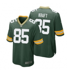 Men Green Bay Packers 85 Tucker Kraft Green Stitched Game Jersey