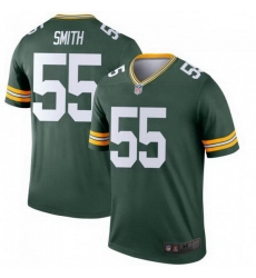 Men Nike Green Bay Packers 55 Za'Darius Smith Green Colour Rush Limited Jersey