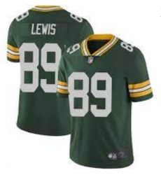 Men Nike Green Bay Packers #89 Marcedes Lewis Green Vapor Untouchable Limited Jersey