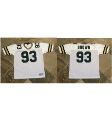 Men Packers Gilbert Brown Jersey White