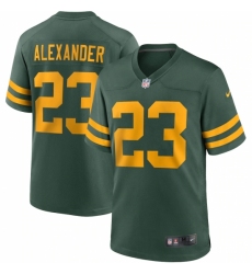 Men's Green Bay Packers #23 Jaire Alexander Nike Green Alternate Game Player Jersey