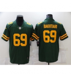 Men's Green Bay Packers #69 David Bakhtiari Nike Green Alternate Vapor Limited Player Jersey