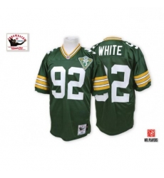 Mitchell and Ness Green Bay Packers 92 Reggie White Authentic Green Throwback NFL Jersey