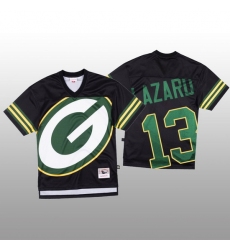 NFL Green Bay Packers 13 Allen Lazard Black Men Mitchell  26 Nell Big Face Fashion Limited NFL Jersey