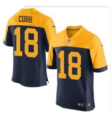New Green Bay Packers #18 Randall Cobb Navy Blue Alternate Men Stitched NFL New Elite Jersey