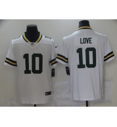 Nike Green Bay Packers 10 Jordan Love White 2020 NFL Draft First Round Pick Vapor Untouchable Limited Jersey