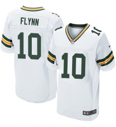 Nike Green Bay Packers #10 Matt Flynn Mens Elite White Jerseys
