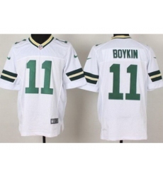 Nike Green Bay Packers 11 Jarrett Boykin White Elite NFL Jersey