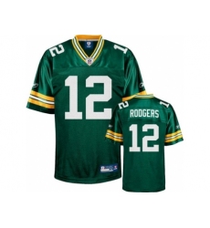 Nike Green Bay Packers 12 Aaron Rogers Green Game NFL Jersey