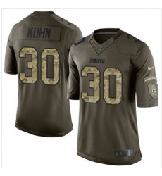 Nike Green Bay Packers #30 John Kuhn Green Men 27s Stitched NFL Limited Salute To Service Jersey