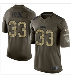 Nike Green Bay Packers #33 Micah Hyde Green Men 27s Stitched NFL Limited Salute To Service Jersey