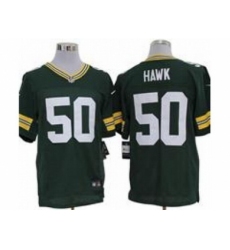 Nike Green Bay Packers 50 A.J. Hawk Green Elite NFL Jersey