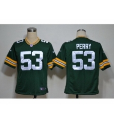 Nike Green Bay Packers 53 Nick Perry Green Game NFL Jersey