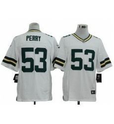 Nike Green Bay Packers 53 Nick Perry White Elite NFL Jersey