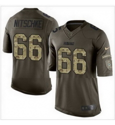 Nike Green Bay Packers #66 Ray Nitschke Green Mens Stitched NFL Limited Salute To Service Jersey