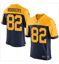 Nike Green Bay Packers #82 Richard Rodgers Navy Blue Alternate Mens Stitched NFL New Elite Jersey