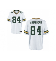 Nike Green Bay Packers 84 Abbrederis Jared White Elite NFL Jersey